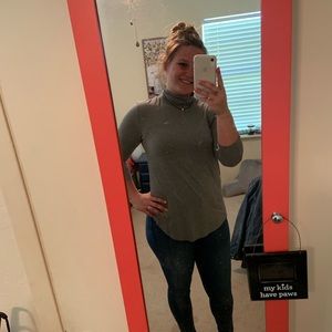 Light grey turtleneck